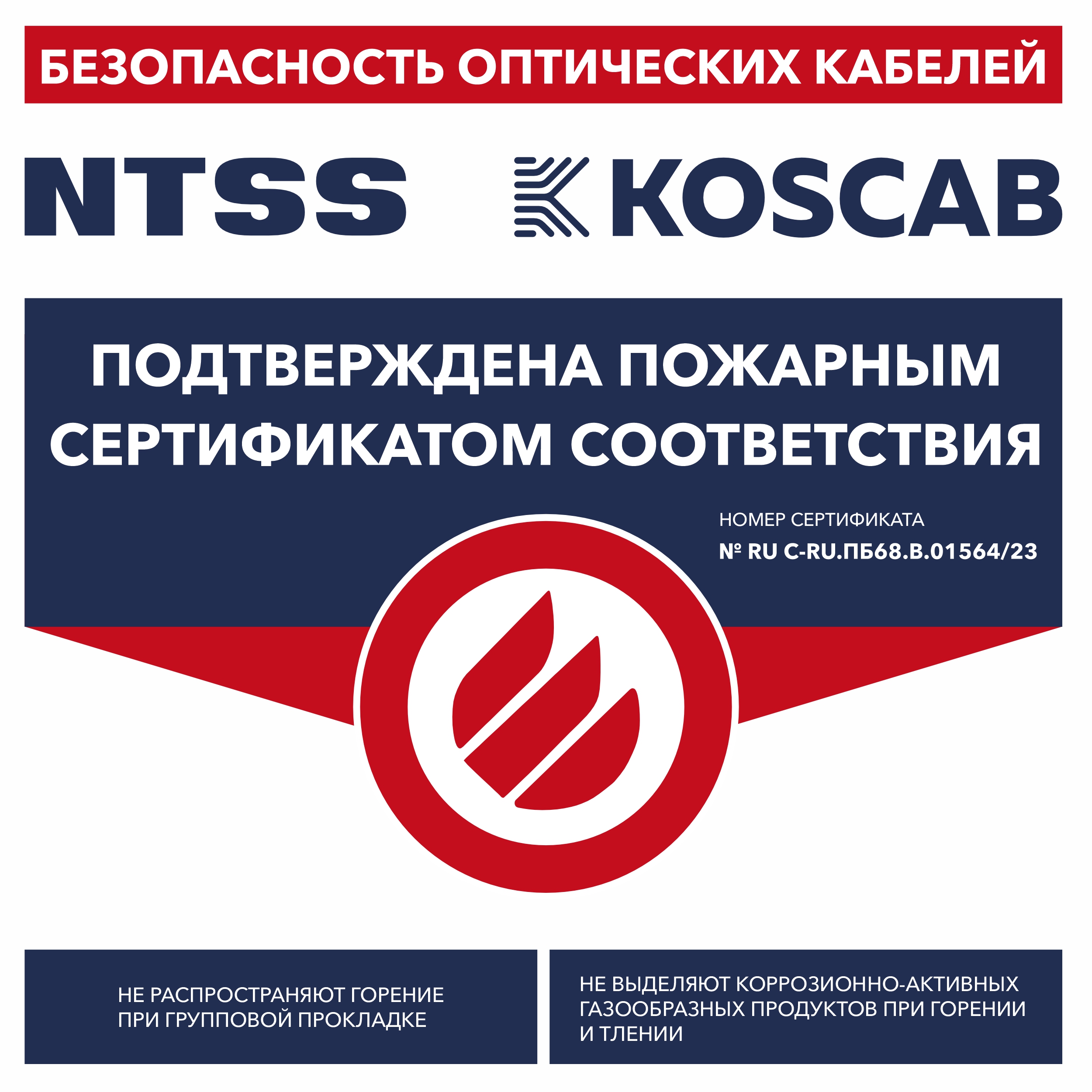 NTSS и KOS получили пожарный сертификат