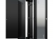 Шкаф напольный универсальный серверный NTSS R 18U 600х600мм, 4 профиля 19, двери стекло и сплошная металл, боковые стенки съемные, регулируемые опоры, разобранный, черный RAL 9005. превью 2