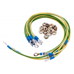 Набор кабелей заземления (30см - 4 шт, набор: гайка, шайба - 8 шт)