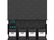 Кросс распределительный стоечный выдвижной 19” NTSS PREMIUM 1U, 4 кассеты MTP, черный. превью 3