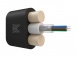Оптический кабель Дроп-плоский 4 волокна 2.4 кН SM 9/125 G.657.A1 полиэтилен с центральной трубкой усилен стеклопрутками. превью 1