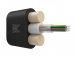 Оптический кабель Дроп-плоский 8 волокон 2.4 кН SM 9/125 G.657.A1 полиэтилен с центральной трубкой усилен стеклопрутками. превью 1