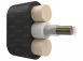 Оптический кабель NTSS Дроп-плоский, G.657.A1, 12 волокон, центральная трубка, стеклопрутки, полиэтилен, 3кН. превью 1