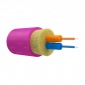 Оптический кабель распределительный, OM4, 50/125, 2 волокна, LSZH, маджента