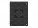 Шкаф напольный универсальный серверный NTSS R 47U 800х800мм, 4 профиля 19, двери перфорированная и перфорированная двухстворчатая, боковые стенки съемные, регулируемые опоры, разобранный, черный RAL 9005. превью 5
