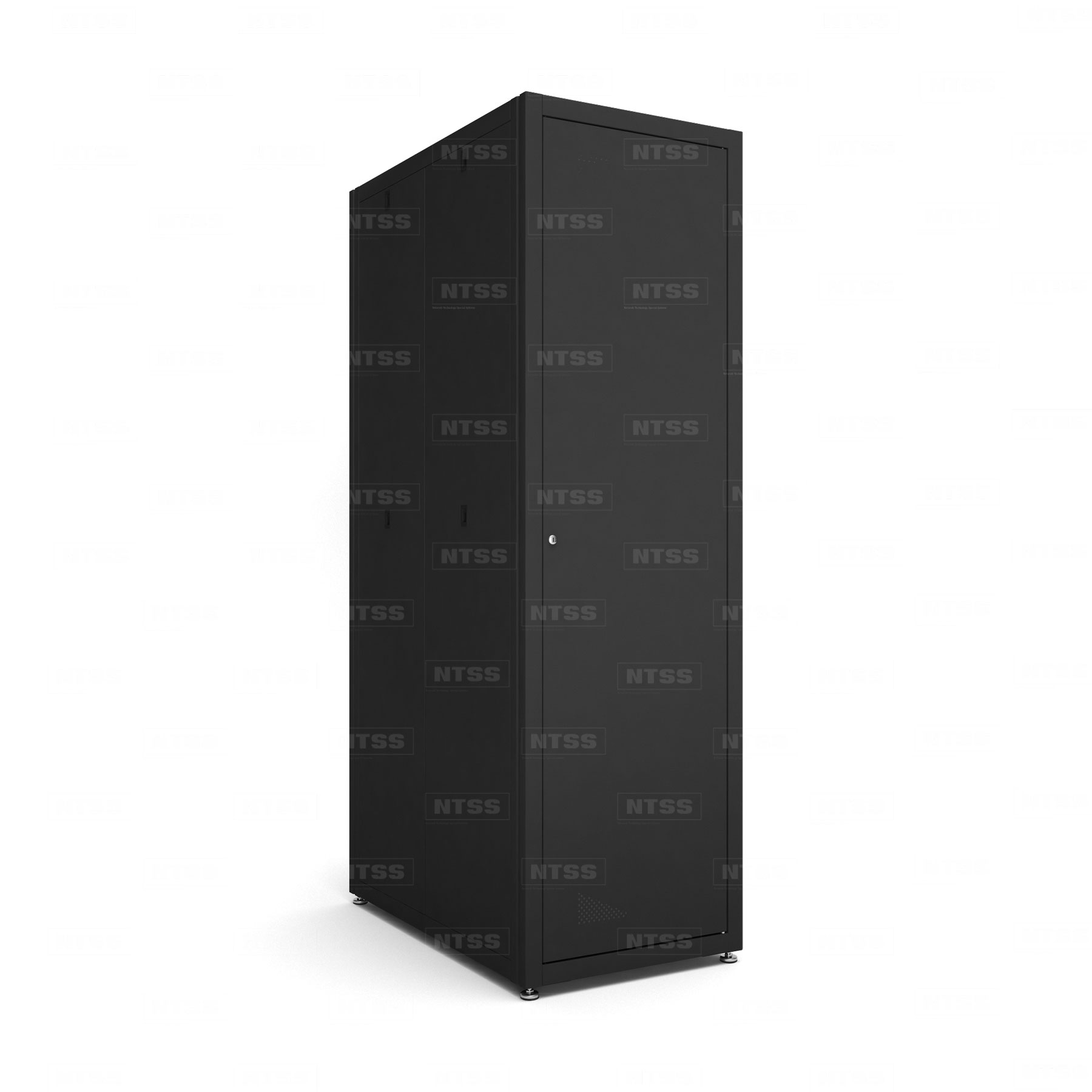 19" напольный шкаф "СТАНДАРТ" 22U 600x1000 мм, передняя дверь металл, боковые стенки съёмные, RAL 9005 