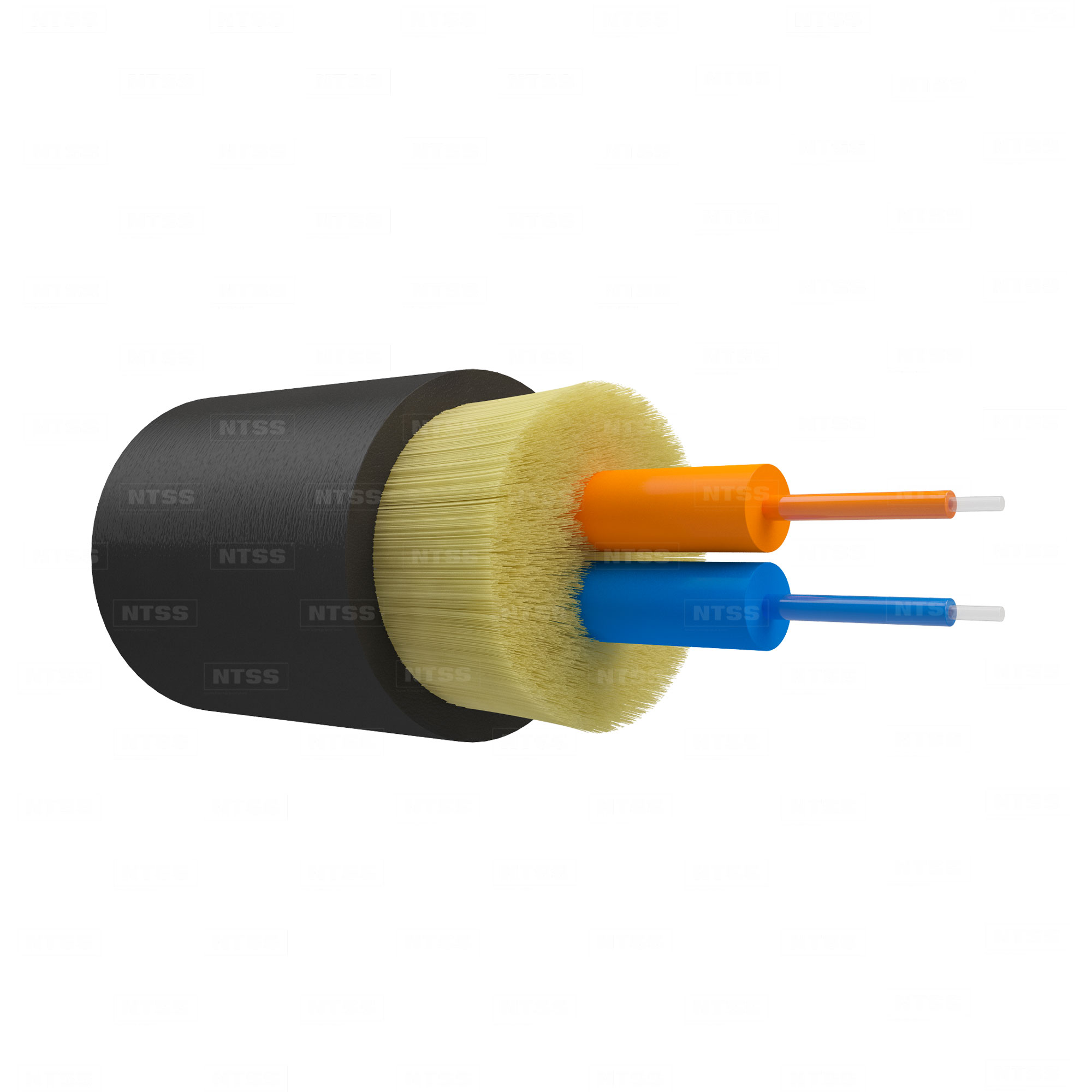 Оптический кабель NTSS PREMIUM IN/OUT, OM4, 50/125, 2 волокна, LSZH, черный 