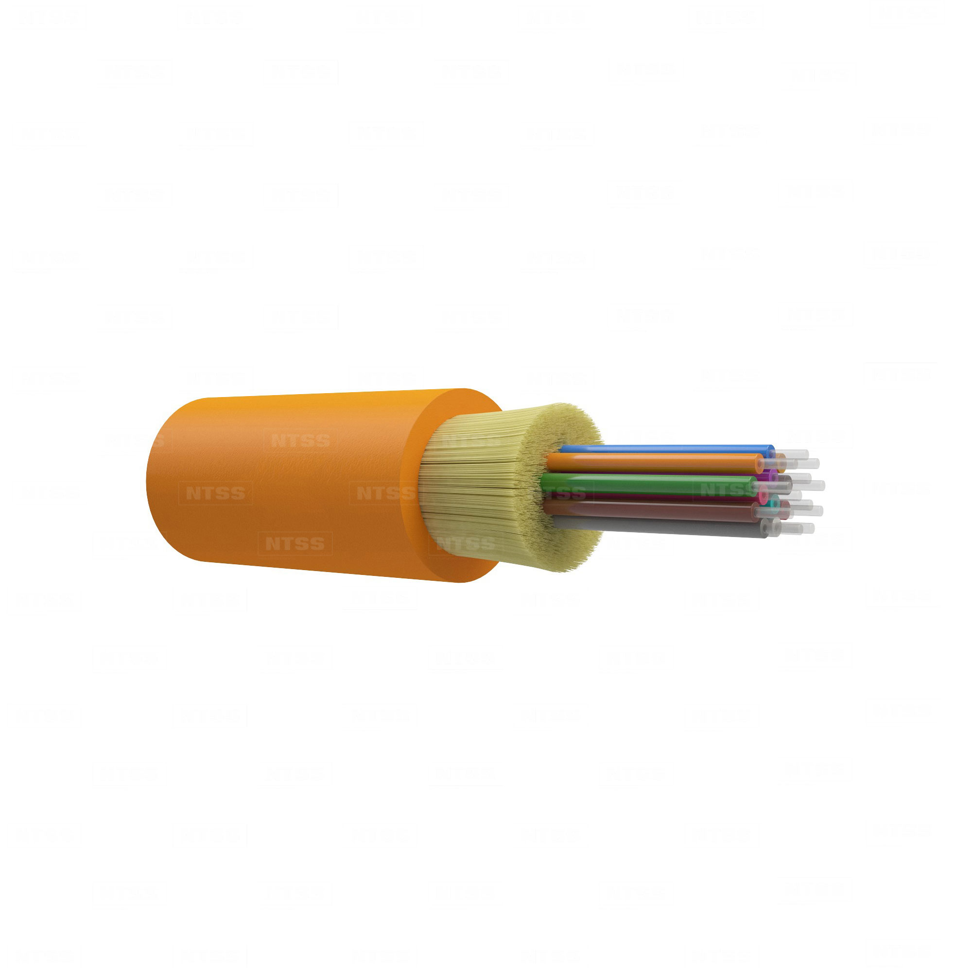 Оптический кабель распределительный для MPO/MTP, 50/125 OM2, 12 волокна, 3мм, для внутренней прокладки, LSZH