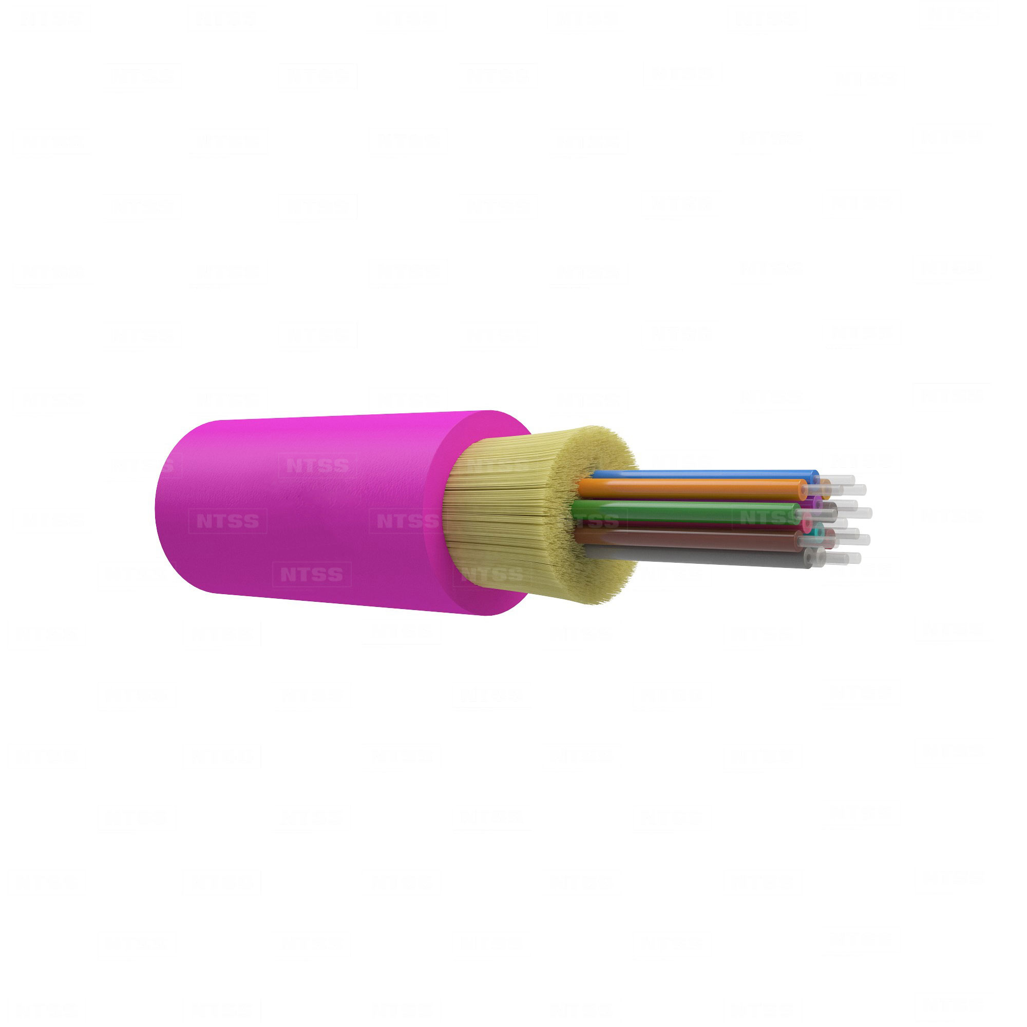 Оптический кабель распределительный для MPO/MTP, 50/125 OM4, 12 волокна, 3мм, для внутренней прокладки, LSZH