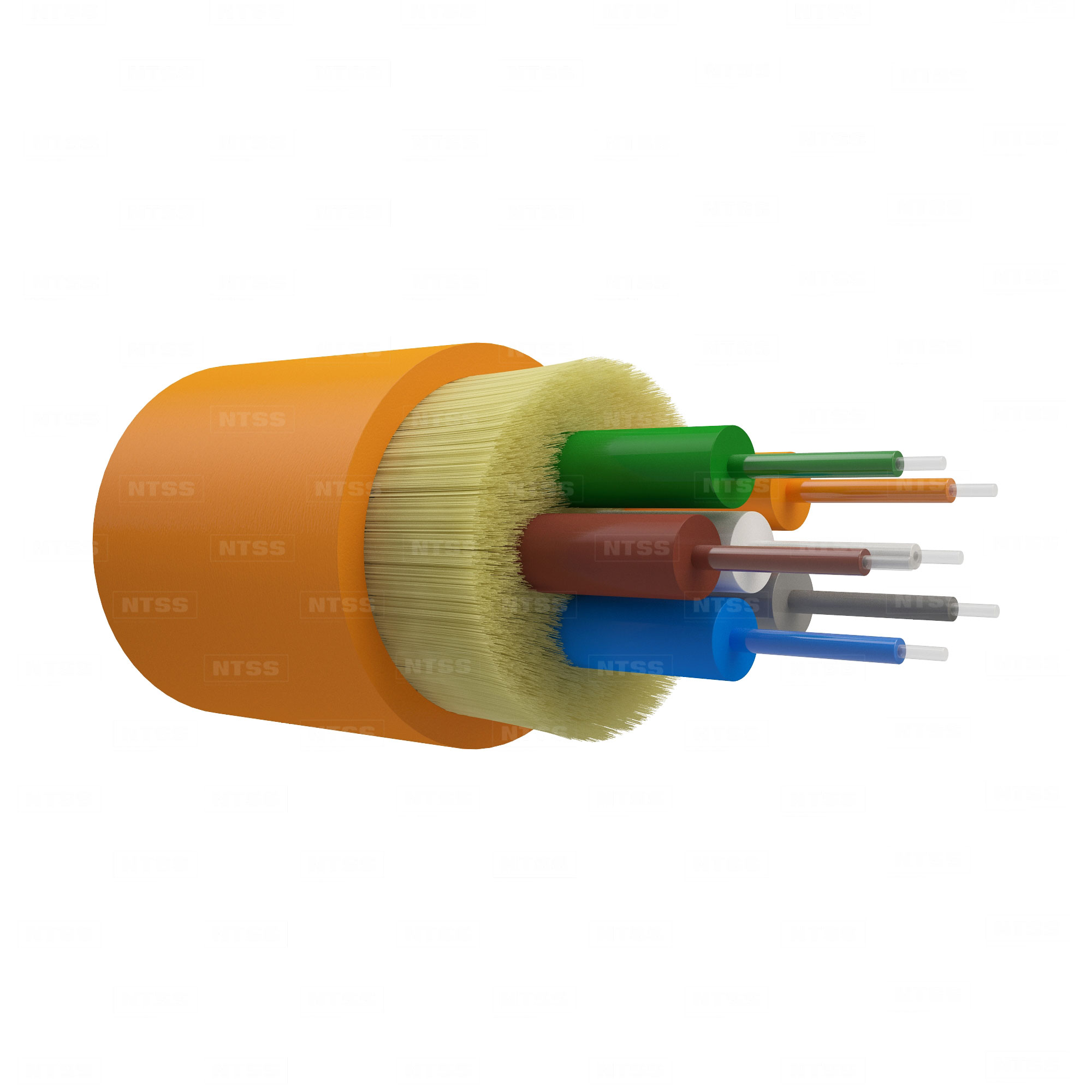 Оптический кабель распределительный, OM1, 62.5/125, 6 волокон, LSZH, оранжевый