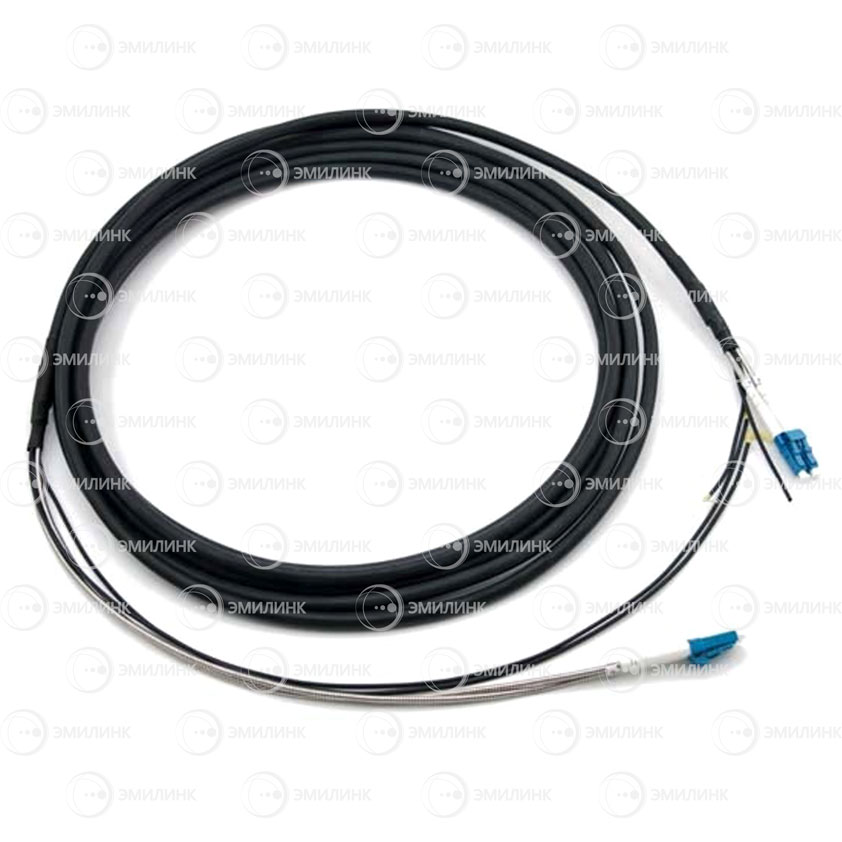 Сборка кабельная 2pc, LC/UPC-LC/UPC 9/125мкм, длина 100м, вывод 0.4м, буфер 3мм (СЛ-ОКМБ-01НУ-2Е2-1,5) в бухте.