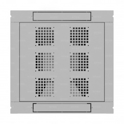Шкаф напольный телекоммуникационный NTSS RS 22U 600х600мм, 4 профиля 19, двери перфорированная и перфорированная, регулируемые опоры, боковые стенки съемные, разобранный, серый RAL 7035