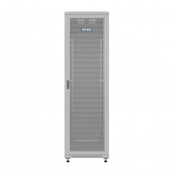 Шкаф напольный универсальный серверный NTSS R 22U 600х1000мм, 4 профиля 19, двери перфорированная и перфорированная, боковые стенки съемные, регулируемые опоры, разобранный, серый RAL 7035