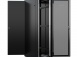 Шкаф напольный универсальный серверный NTSS R 22U 600х800мм, 4 профиля 19, двери перфорированная и сплошная металл, боковые стенки съемные, регулируемые опоры, разобранный, черный RAL 9005. превью 3