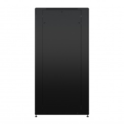 Шкаф напольный универсальный серверный NTSS R 32U 600х1000мм, 4 профиля 19, двери перфорированная и перфорированная, боковые стенки съемные, регулируемые опоры, разобранный, черный RAL 9005