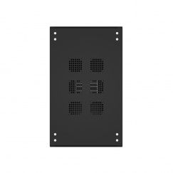 Шкаф напольный универсальный серверный NTSS R 42U 800х1000мм, 4 профиля 19, двери перфорированная и сплошная металл, боковые стенки съемные, регулируемые опоры, разобранный, черный RAL 9005
