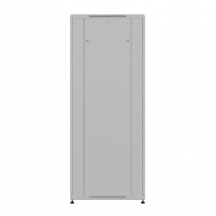 Шкаф напольный универсальный серверный NTSS R 42U 800х800мм, 4 профиля 19, двери перфорированная и сплошная металл, боковые стенки съемные, регулируемые опоры, разобранный, серый RAL 7035