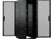 19" Напольный серверный шкаф NTSS ПРОЦОД 22U 800х1070 мм, передняя дверь перфорация, задняя дверь перфорация, боковые стенки, регулируемые опоры, ролики, черный RAL 9005  . превью 2