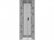 19" Напольный серверный шкаф NTSS ПРОЦОД PC 42U 800х1200 мм, передняя дверь перфорация, задняя дверь распашная двойная перфорированная, боковые стенки, регулируемые опоры, ролики, серый RAL 7035. превью 3