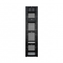 Шкаф напольный секционный NTSS CoPC 44U 600х1200мм, 4 профиля 19 на секцию, 4 секции по 11U, двери перфорированные, регулируемые опоры, черный RAL 9005