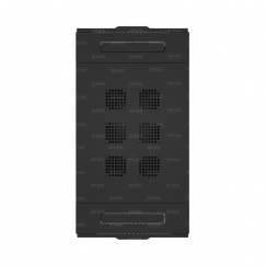 Шкаф напольный секционный NTSS CoPC 44U 600х1200мм, 4 профиля 19 на секцию, 4 секции по 11U, двери перфорированные, регулируемые опоры, черный RAL 9005