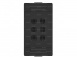 Шкаф напольный секционный NTSS CoPC 46U 800х1070мм, 4 профиля 19 на секцию, 2 секции по 23U, двери перфорированные, регулируемые опоры, черный RAL 9005. превью 5
