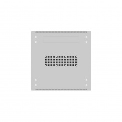 Шкаф напольный универсальный серверный NTSS R 18U 600х600мм, 4 профиля 19, двери стекло и сплошная металл, боковые стенки съемные, регулируемые опоры, разобранный, серый RAL 7035