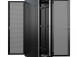 Шкаф напольный универсальный серверный NTSS R 22U 600х800мм, 4 профиля 19, двери перфорированная и перфорированная, боковые стенки съемные, регулируемые опоры, разобранный, черный RAL 9005. превью 2