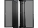 Шкаф напольный универсальный серверный NTSS R 32U 600х600мм, 4 профиля 19, двери перфорированная и перфорированная, боковые стенки съемные, регулируемые опоры, разобранный, черный RAL 9005. превью 2