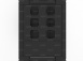 Шкаф напольный телекоммуникационный NTSS RS 22U 600х800мм, 4 профиля 19, двери стекло и сплошная металл, регулируемые опоры, боковые стенки съемные, разобранный, черный RAL 9005. превью 5