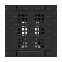 Шкаф напольный телекоммуникационный NTSS RS 32U 600х600мм, 4 профиля 19, двери перфорированная и сплошная металл, регулируемые опоры, боковые стенки съемные, разобранный, черный RAL 9005