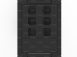 Шкаф напольный телекоммуникационный NTSS RS 32U 600х800мм, 4 профиля 19, двери перфорированная и сплошная металл, регулируемые опоры, боковые стенки съемные, разобранный, черный RAL 9005. превью 6