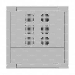 19" напольный шкаф "СТАНДАРТ" 42U 800х800 мм, передняя дверь стекло, задняя перфорация, регулируемые опоры, боковые стенки съемные