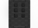 Шкаф напольный телекоммуникационный NTSS RS 47U 600х800мм, 4 профиля 19, двери перфорированная и перфорированная, регулируемые опоры, боковые стенки съемные, разобранный, черный RAL 9005. превью 5