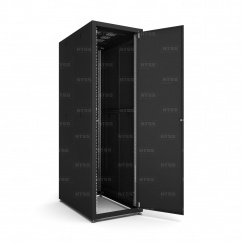 19" напольный шкаф "СТАНДАРТ" 47U 600x1000 мм, передняя дверь металл, боковые стенки съёмные, RAL 9005 