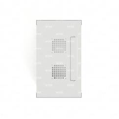 19" настенный шкаф NTSS СТАНДАРТ 6U 600×450×370 мм - передняя дверь стекло, боковые стенки не съемные (разобранный), RAL 7035