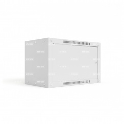 19" настенный шкаф "СТАНДАРТ" с металлической дверью 6U 600x350x370 мм - боковые стенки несъемные