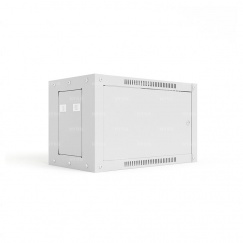19" настенный шкаф "СТАНДАРТ" с металлической дверью 9U 600x450x500 мм - боковые стенки съемные 