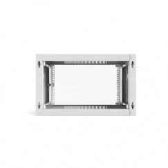 19" настенный шкаф "СТАНДАРТ" со стеклянной дверью 12U 600x520x635 мм - боковые стенки съемные 