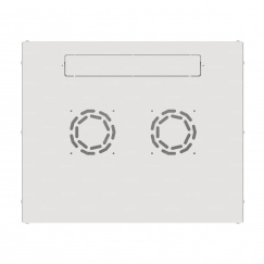 19'' Настенный телекоммуникационный шкаф NTSS LIME 18U 550×450×900 мм, дверь глухая металл, боковые стенки не съемные, разобранный, серый RAL 7035