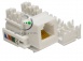 Розеточный модуль NTSS PREMIUM Keystone UTP 1xRJ12 CAT5e белый. превью 2