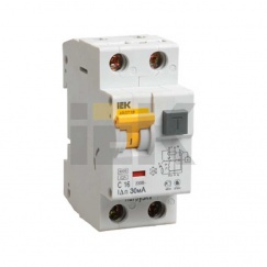 Автоматический выключатель дифференциального тока АВДТ32 B 16A 10мА