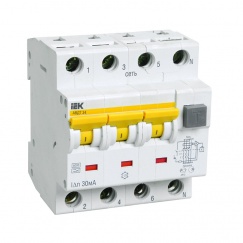 Автоматический выключатель дифференциального тока АВДТ34 C 6А 10мА