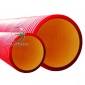 Труба гибкая двустенная для кабельной канализации д.75мм, цвет красный, в бухте 100м, с протяжкой