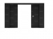 Дверь автоматическая двухстворчатая в комплекте с рамой 1600x2275 мм. превью 2