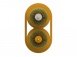 Кабель оптический NTSS, распределительный Breakout, G.652.D, 2 волокна, для внутренней прокладки, LSZH, жёлтый. превью 2