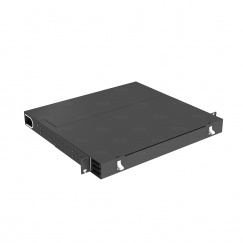 Кросс распределительный стоечный выдвижной 19” RRDC 1U, 12 CSM MTP кассет, черный