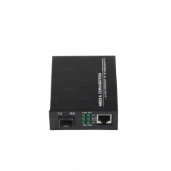 Медиаконвертер NTSS с RJ45 портом 10/100/1000Base-TX/1000Base-FX, без SFP модуля, расстояние передачи до 3,20,40,60,80,120,160,200 км, DC 5В 2А