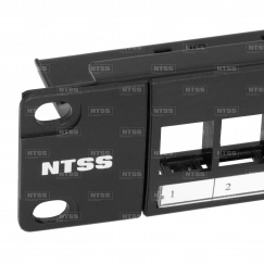 Наборная патч-панель NTSS PREMIUM 1U для 24 разъемов типа Keystone