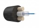 Оптический кабель NTSS Дроп-круглый, G.657.A1, 1 волокно, центральная трубка, стеклопрутки, полиэтилен, 3кН. превью 1
